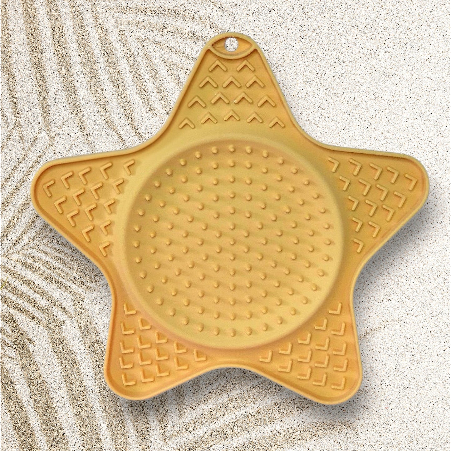 Tapis Lick'n'Snack Étoile Trixie Jaune