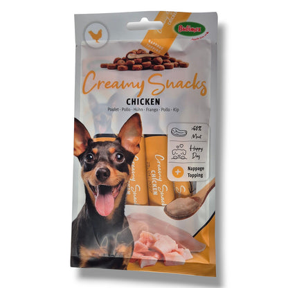 Creamy Snack onctueux pour chien – saveur Poulet, idéal en snack ou sur tapis de léchage
