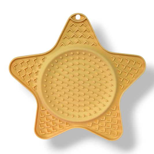 Tapis Lick'n'Snack Étoile Trixie Jaune