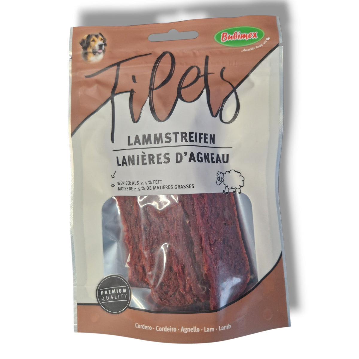 Lanières d’agneau pour chien - 100 g